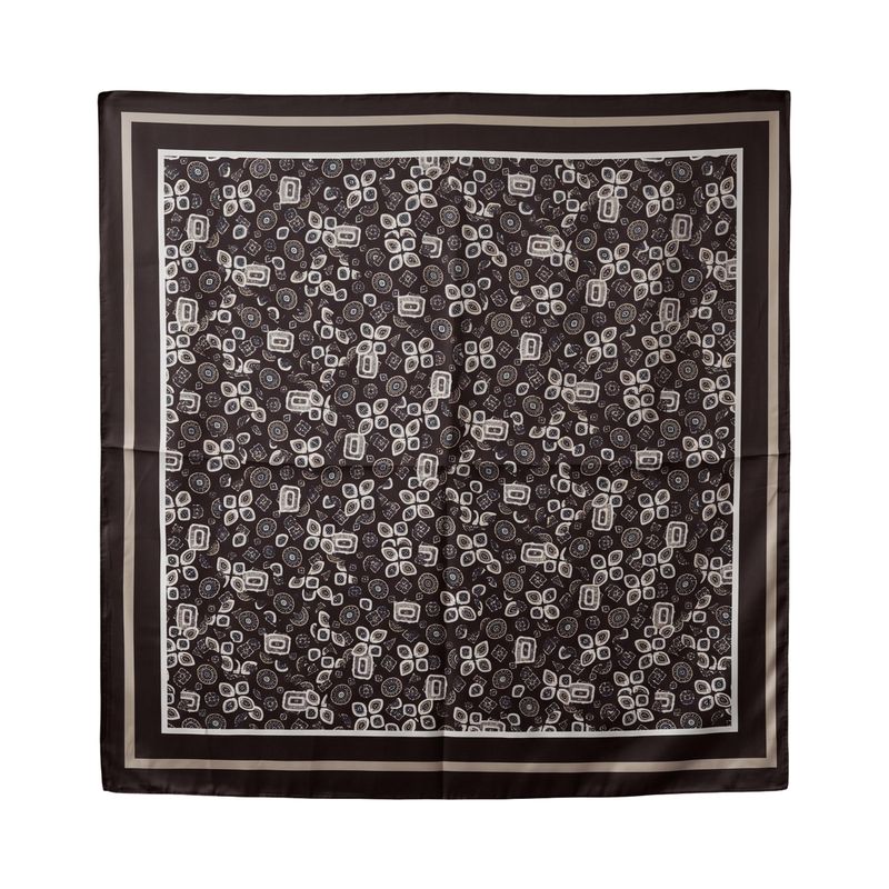 FA11153 Lite skjerf silkelook - sort
