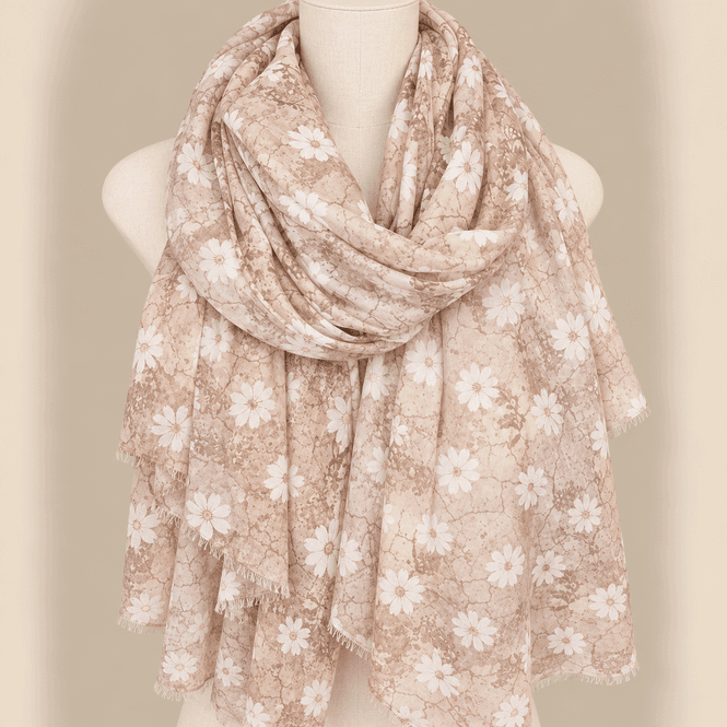 Hovedbilde 112997 Vanlig skjerf viscose - beige