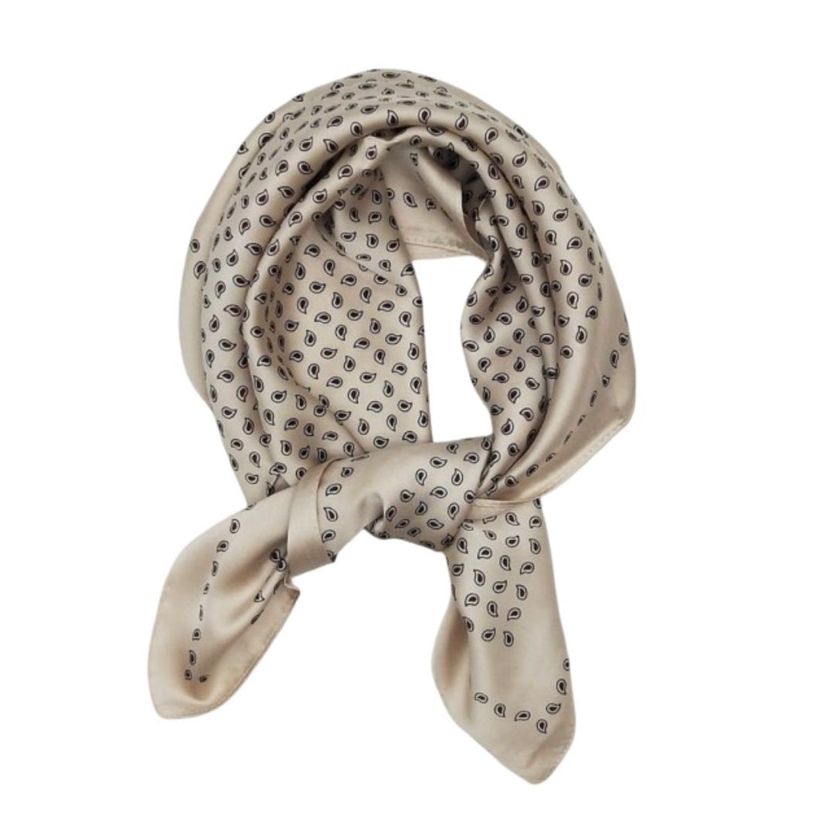 18100-25 Lite skjerf silkelook - beige
