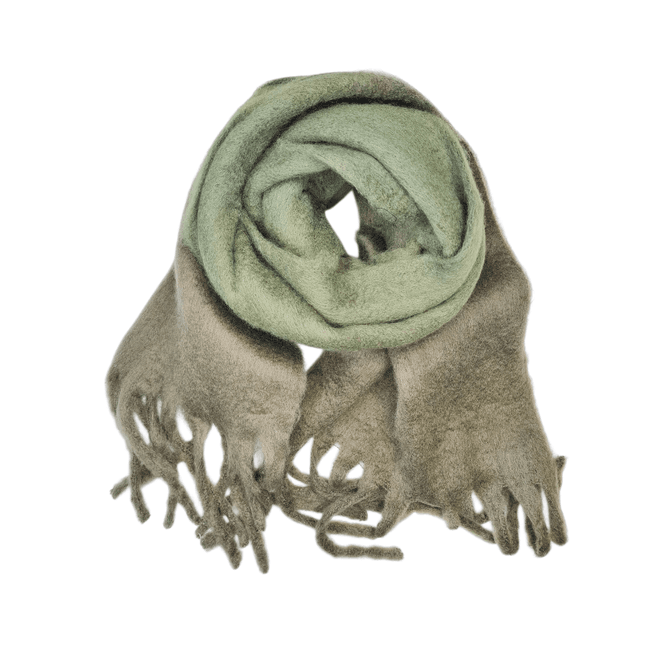 Hovedbilde Fluffy Mellomtykt skjerf viscose - grønn