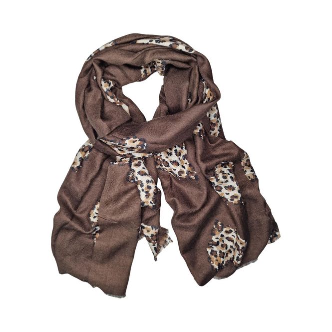Hovedbilde RE-J210 Skjerf viscose - brun