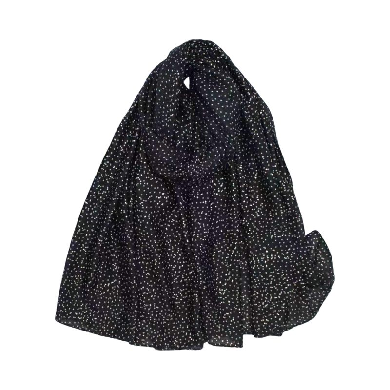 C309 Skjerf viscose  - sort