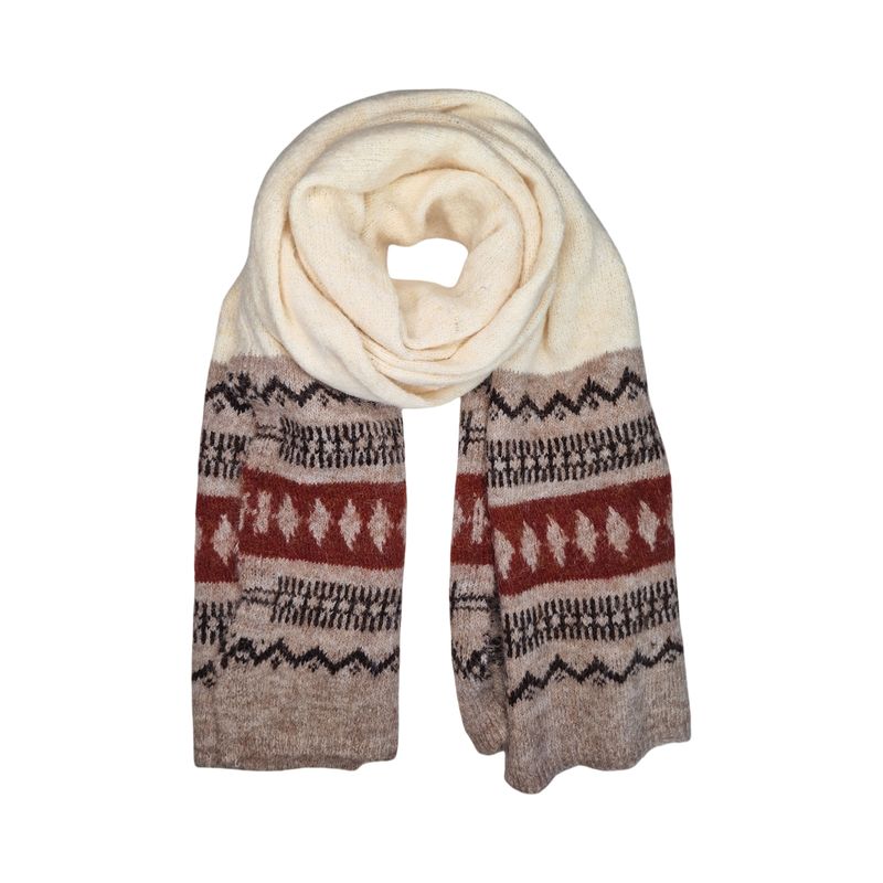 RE-L49 Skjerf ullmix - beige
