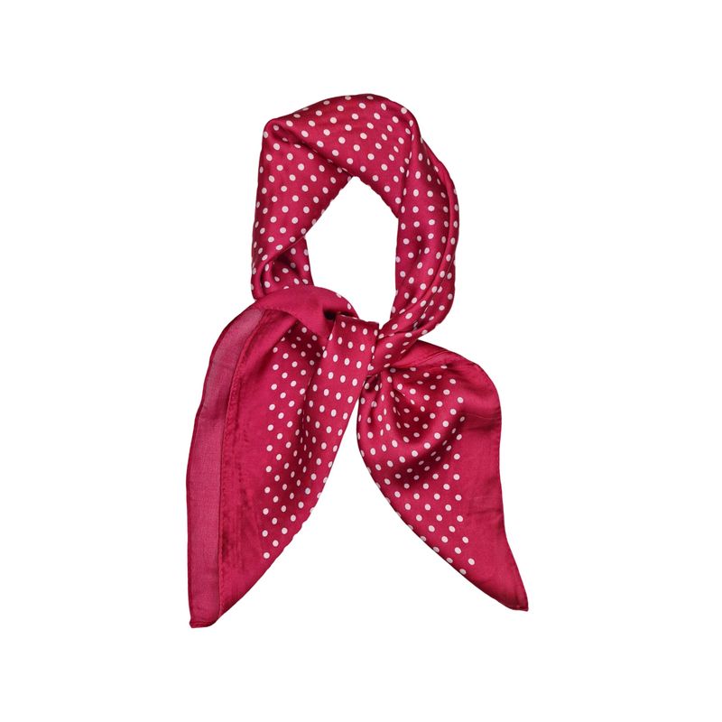 38328-77 Lite skjerf silkelook - burgunder/rosa