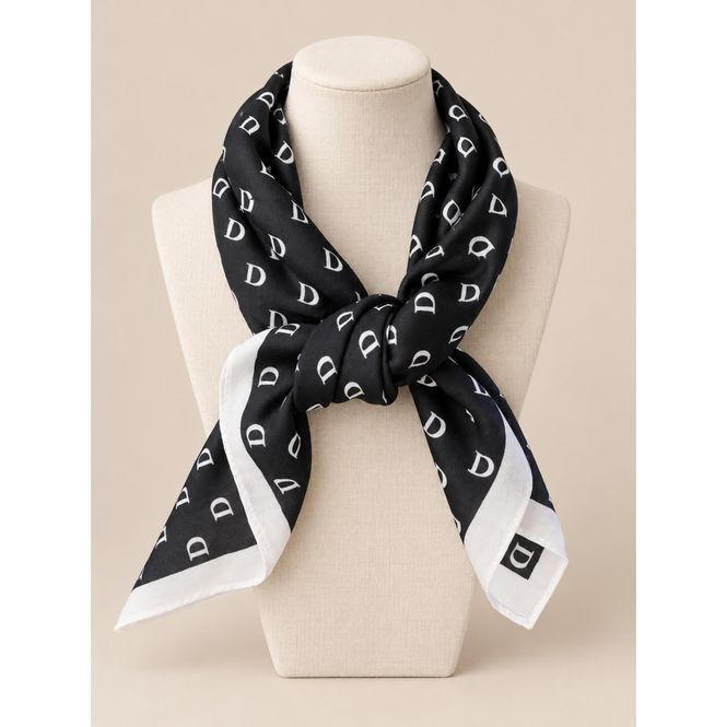 Hovedbilde F28-58 Lite skjerf viscose  - sort