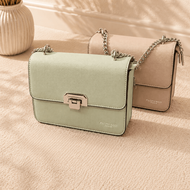 Hovedbilde FL6752  ADA veske imitert skinn - taupe