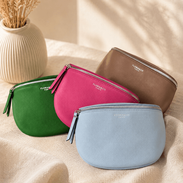 Hovedbilde FL3645  AMY bumbag imitert skinn - sky blå