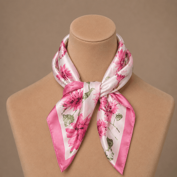 Hovedbilde 3351 Lite skjerf silkelook - rosa