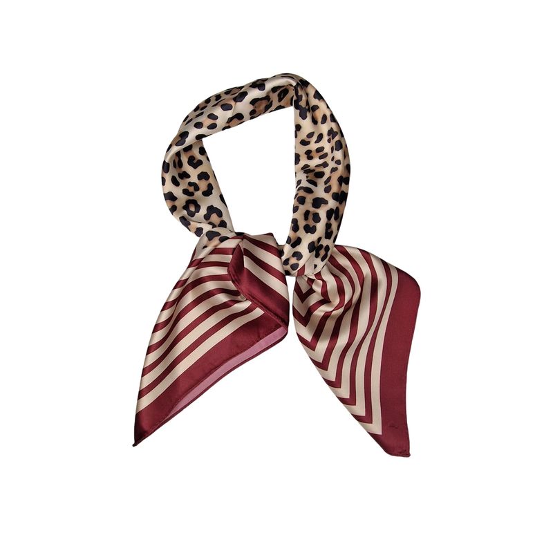 BA4260 Lite skjerf silkelook - burgunder